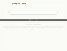 Tablet Screenshot of ajwagoner.com